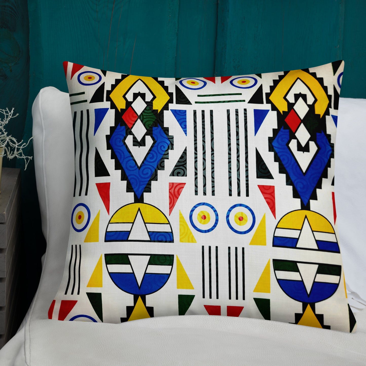 Ndebele Print Premium Pillow