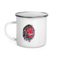 Ancestral Red Lion Enamel Mug