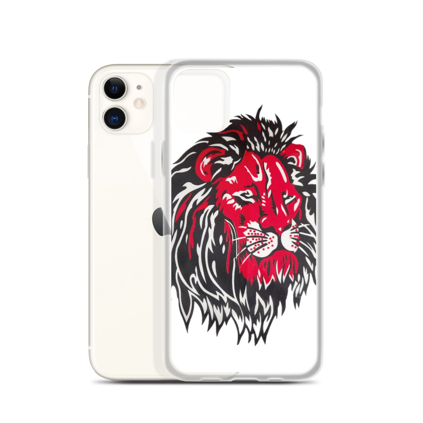 Ancestral Red Lion iPhone Case