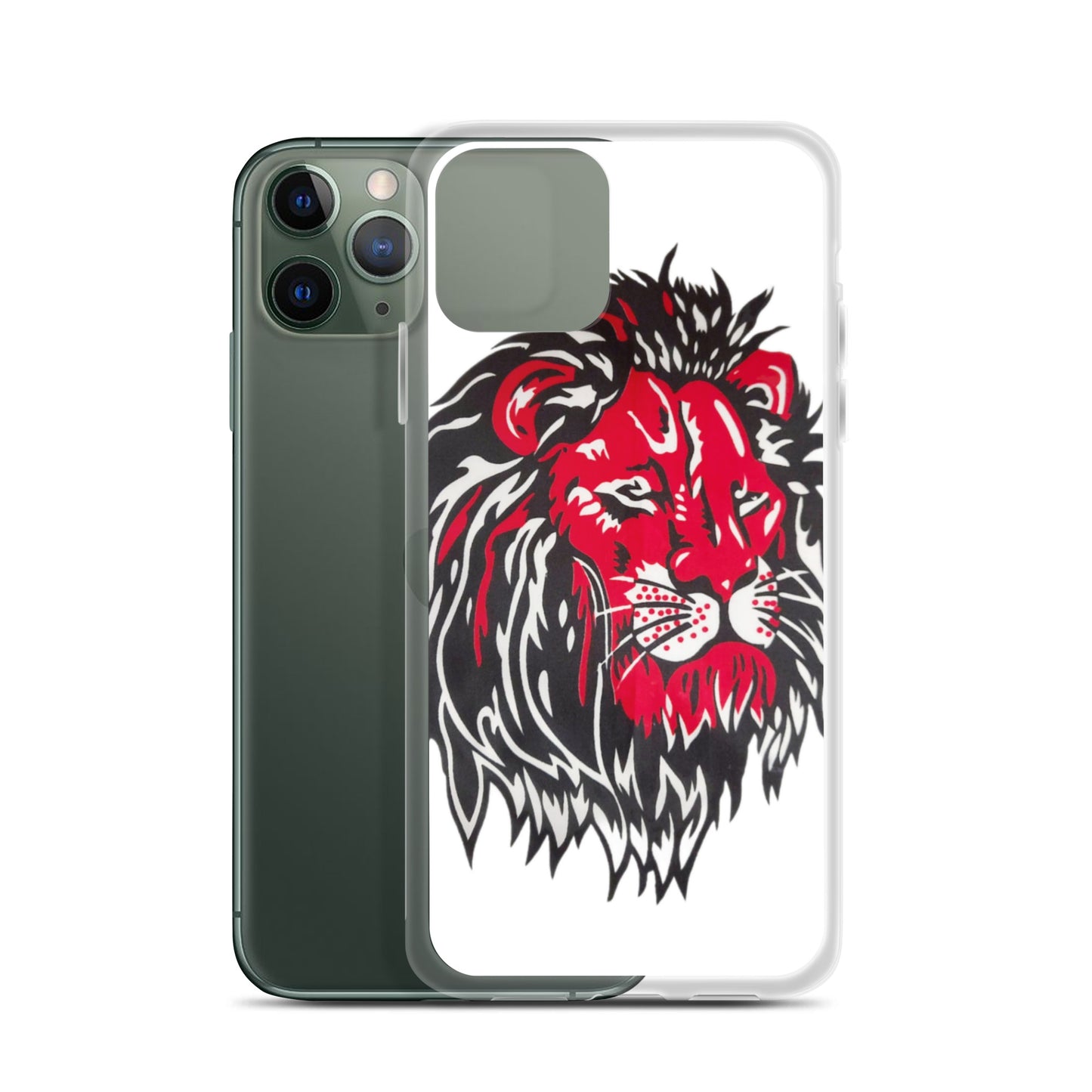 Ancestral Red Lion iPhone Case