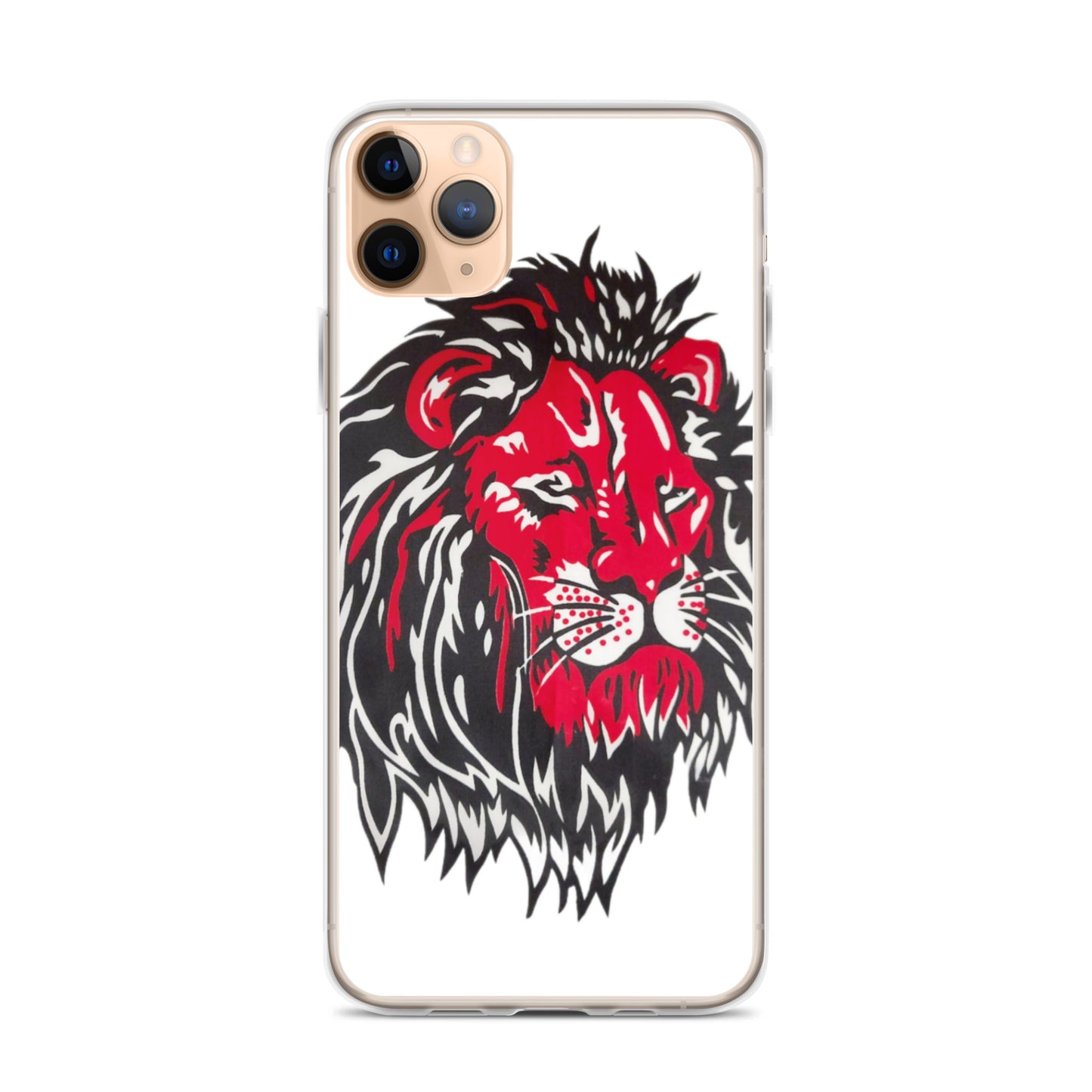 Ancestral Red Lion iPhone Case