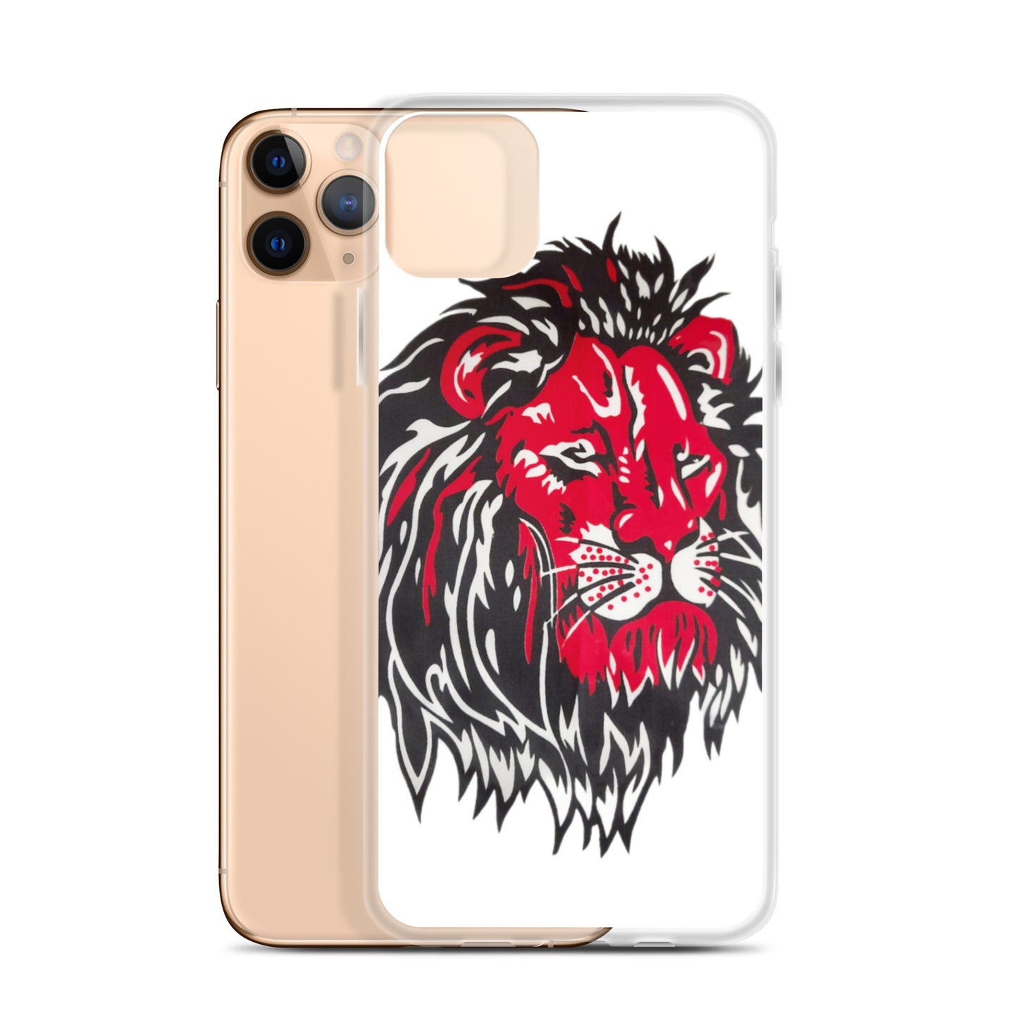 Ancestral Red Lion iPhone Case