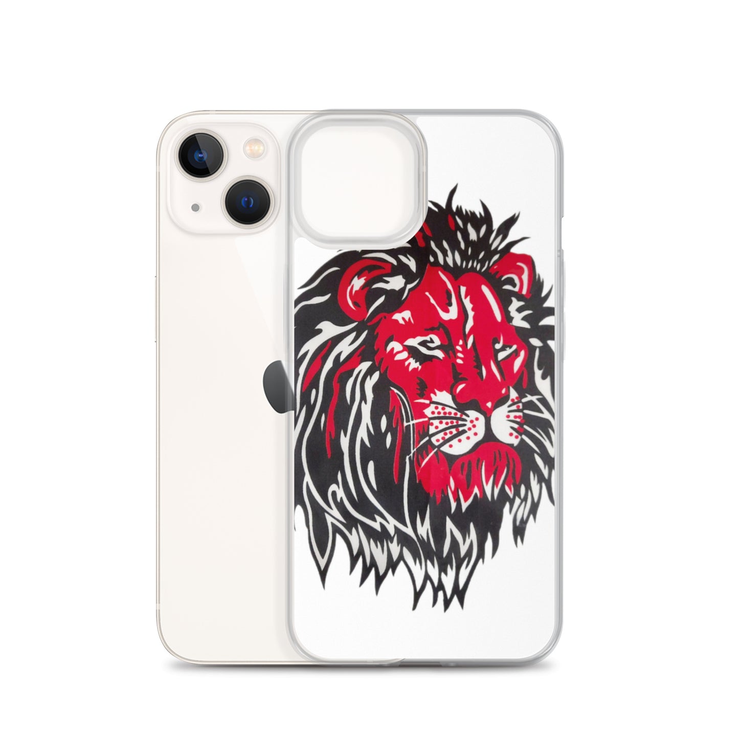 Ancestral Red Lion iPhone Case