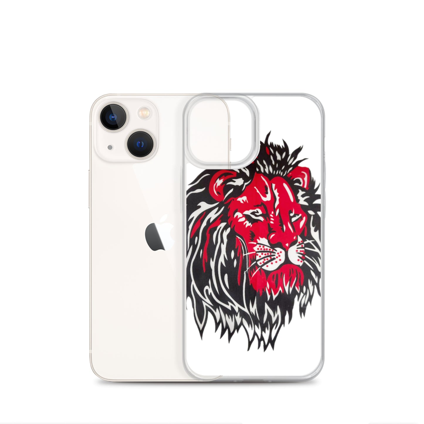 Ancestral Red Lion iPhone Case