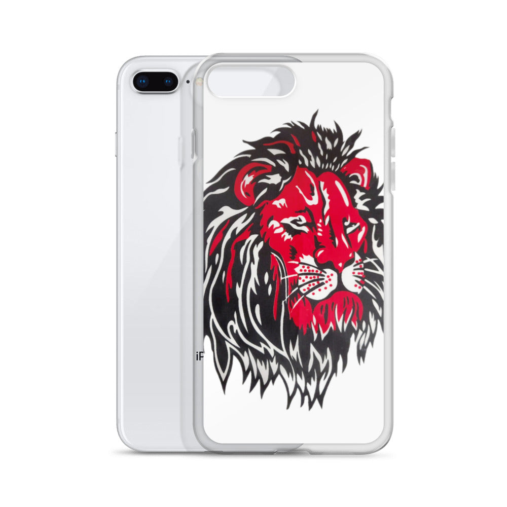 Ancestral Red Lion iPhone Case