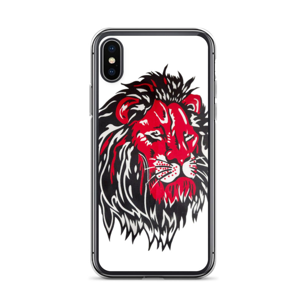 Ancestral Red Lion iPhone Case