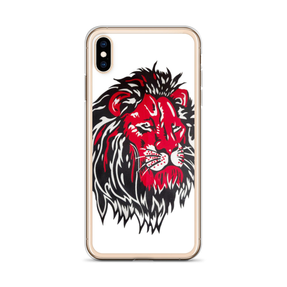 Ancestral Red Lion iPhone Case