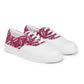 Ancestral Red Njeti Men’s lace-up canvas shoes