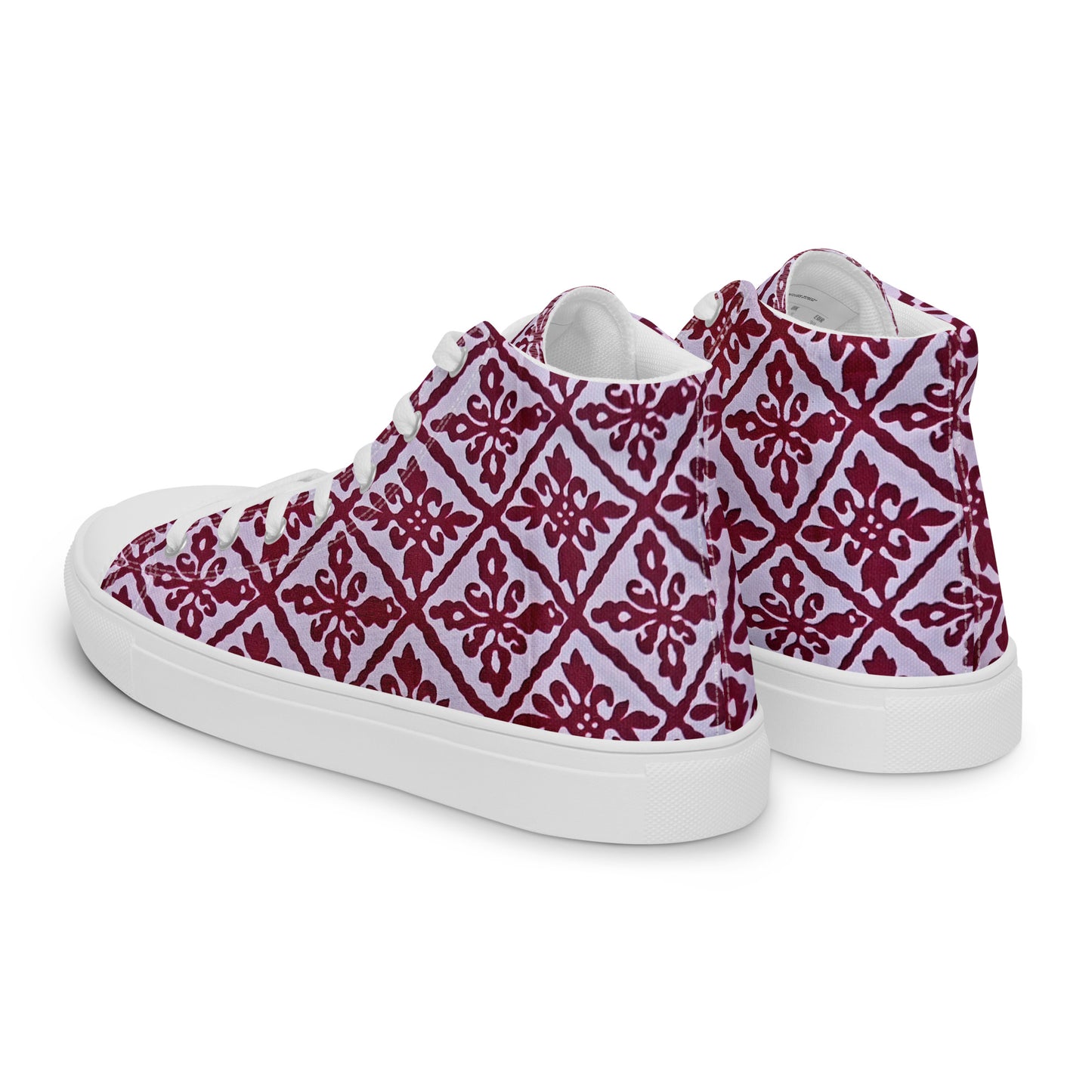 Women’s high top canvas shoes