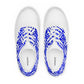 Ancestral Blue Njeti Women’s lace-up canvas shoes