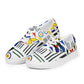 Ndebele Print Women’s lace-up canvas shoes