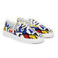 Ndebele Print Women’s lace-up canvas shoes